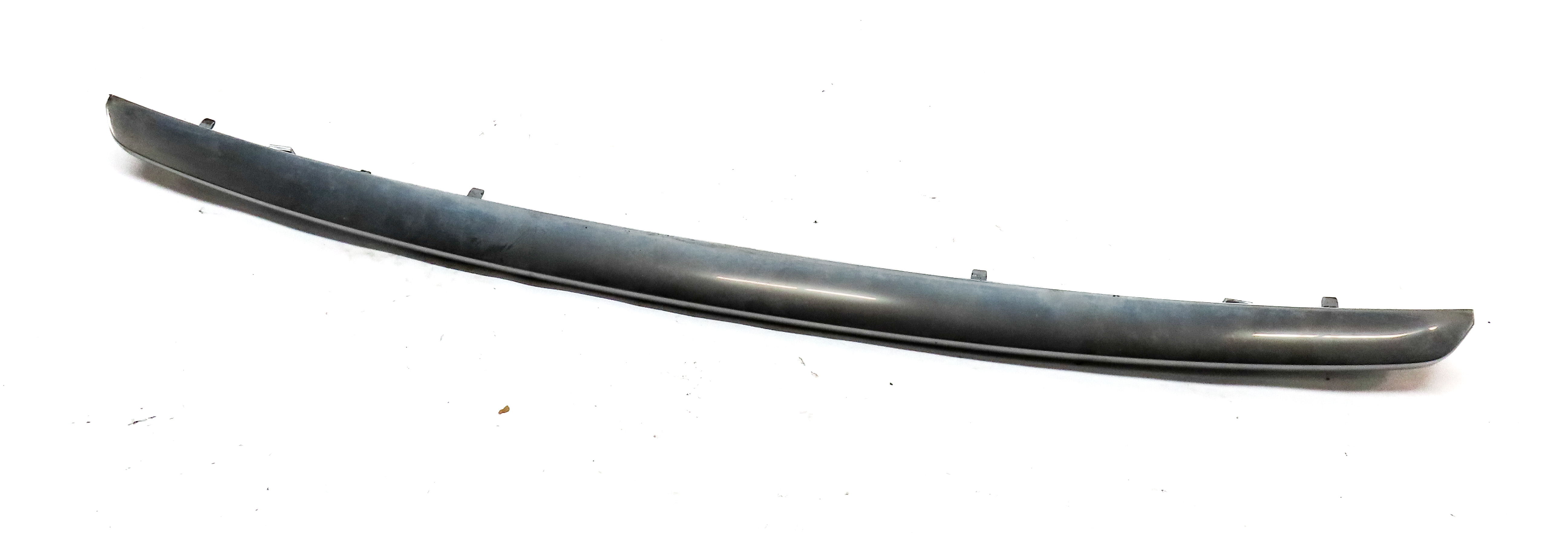 2012 AUDI S4 (B8 8K) REAR BUMPER VALANCE MOULDING TRIM STRIP (ALUMINUM) — exact item pictured